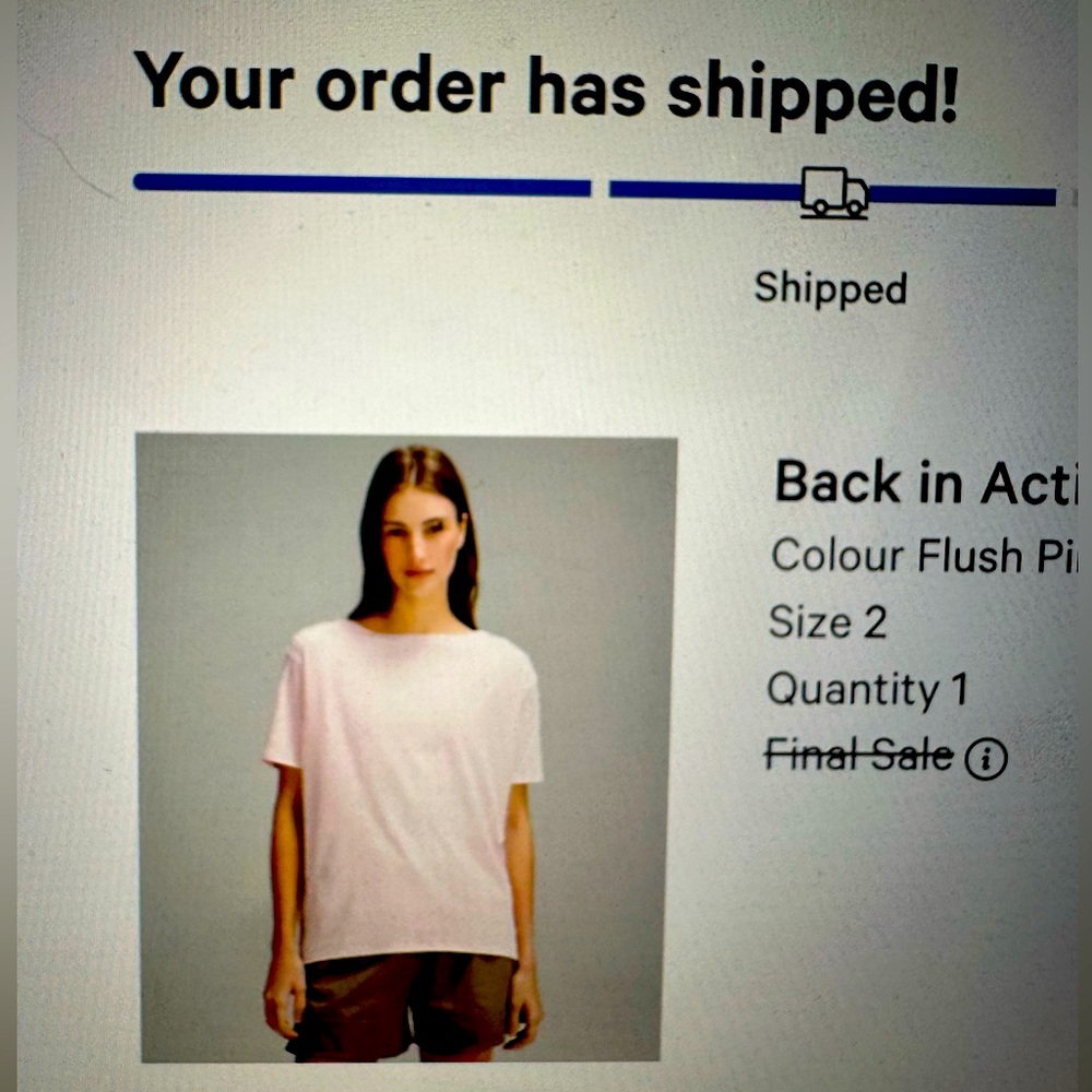 Back in action short sleeve shirt
